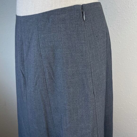 NWT Calvin Klein Charcoal Stretch Skirt Size 8 - Picture 4 of 7